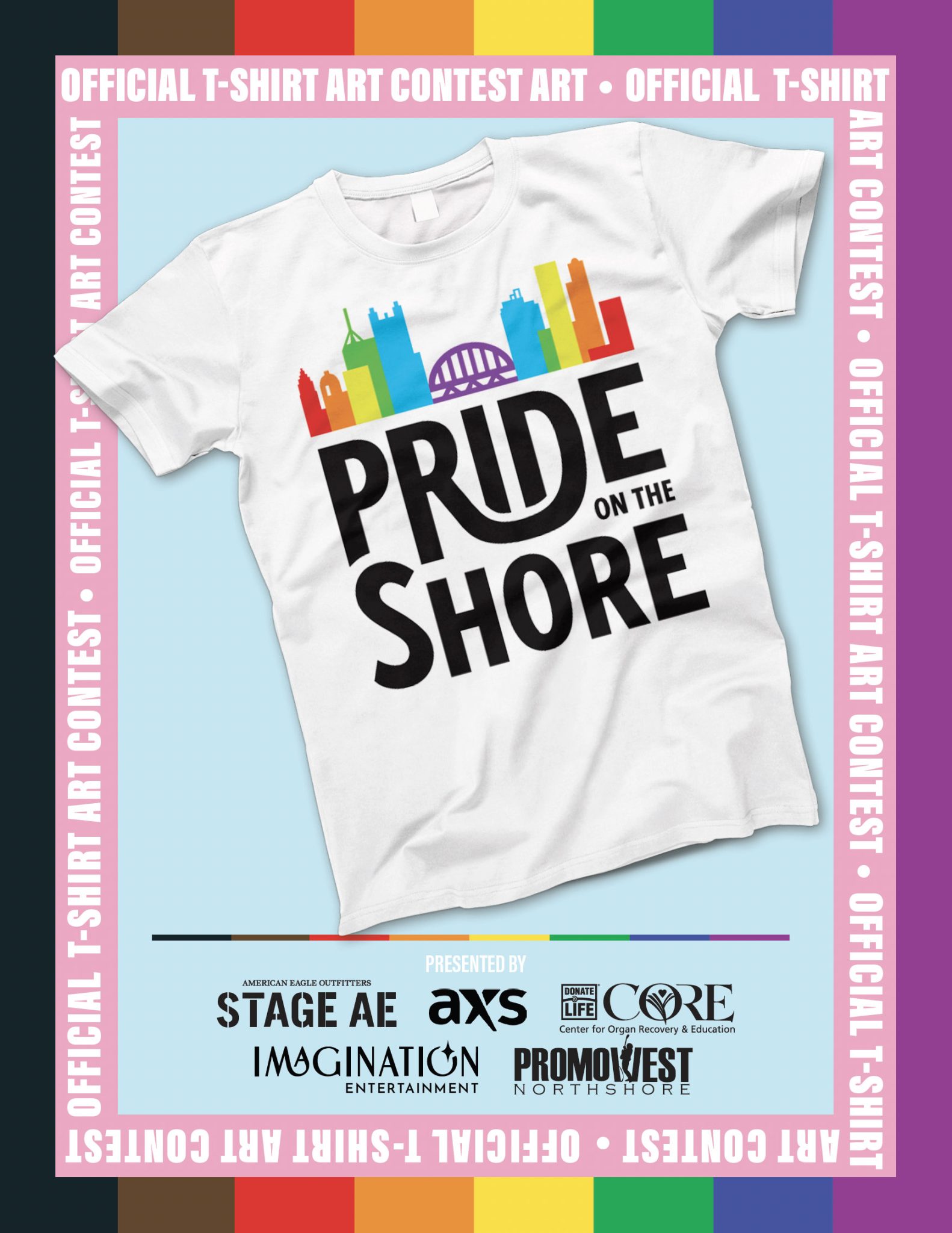 Pride on the Shore TShirt Artwork Contest CORE Center for Organ