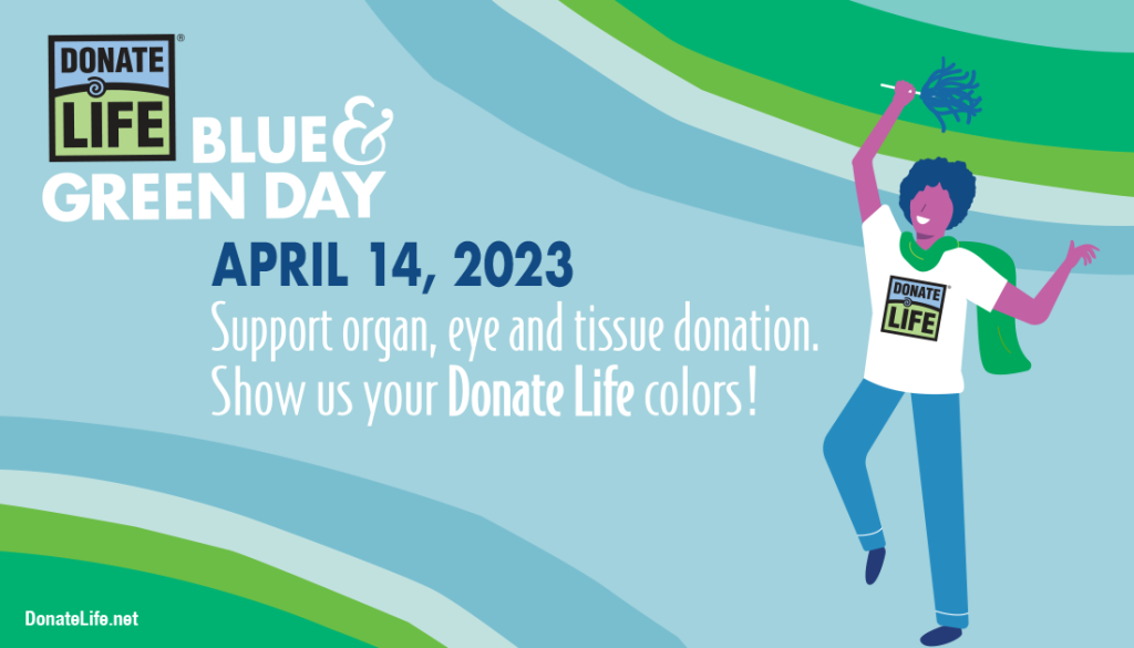 National Blue & Green Day CORE Center for Organ Recovery & Education